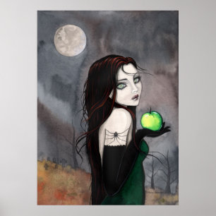 The Widow Gothic Fantasy Witch Poster