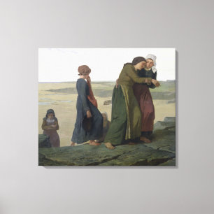 The Widow or The Fisherman's Family Canvas Print