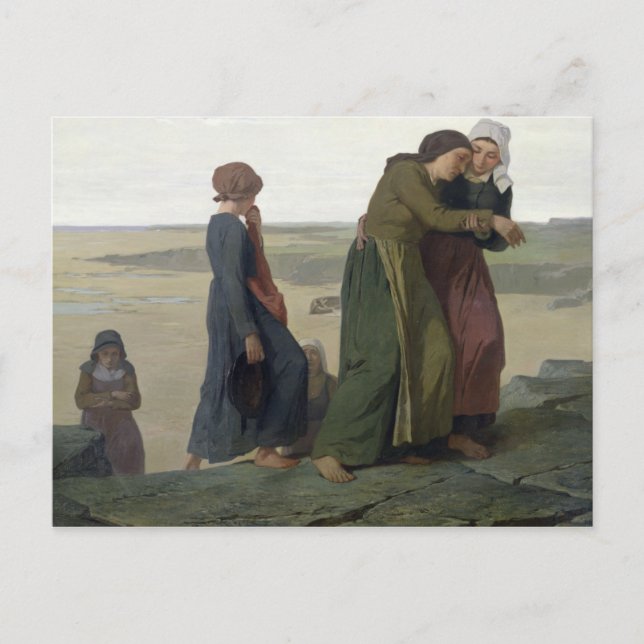 The Widow or The Fisherman's Family Postcard (Front)