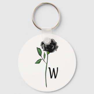 The Widowed Rose Keychain