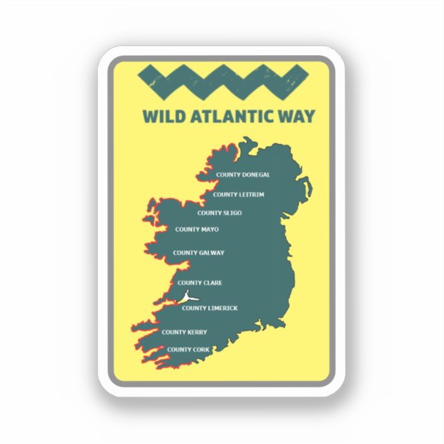 The Wild Atlantic Way Ireland's Coastal trip (Front)