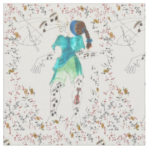 The Wild Card Dance Fabric
