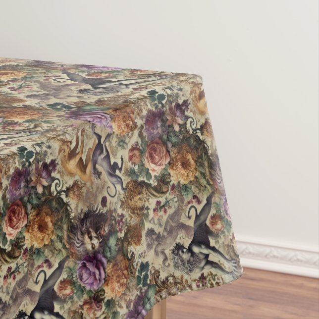 The Wild Lush – Gothic Victorian Medium Pattern Tablecloth (In Situ)