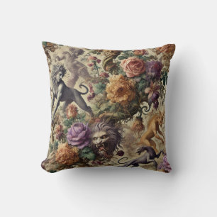 The Wild Lush – Gothic Victorian Throw Pillow