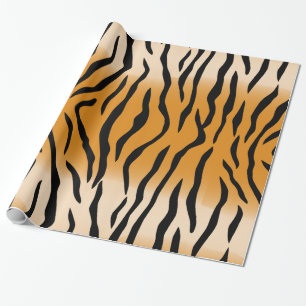 The Wild Tiger Stripes Wrapping Paper
