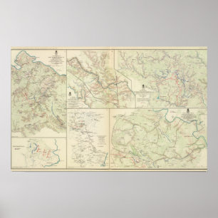 The Wilderness, N Anna, Spotsylvania CH Poster