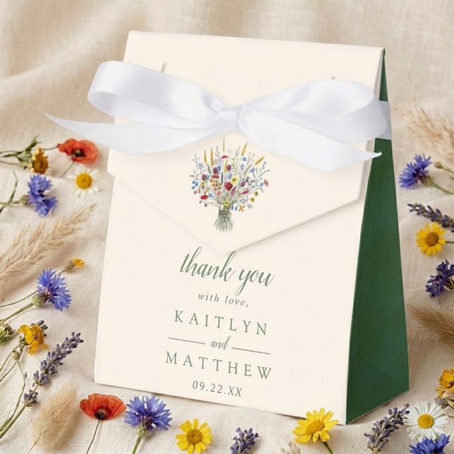 The Wildflower Meadow Wedding Suite - Favor Box (Creator Uploaded)