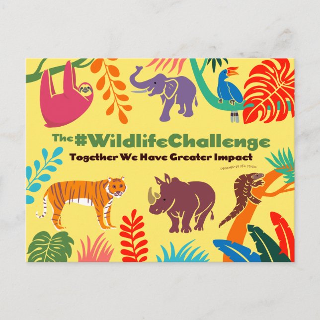 The Wildlife Conservation Special Art Postcard (Front)