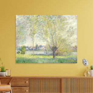 The Willows Claude Monet 1880 Canvas Print