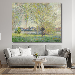 The Willows Claude Monet 1880 Canvas Print
