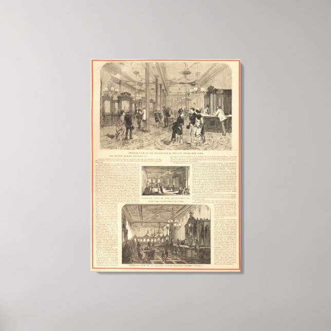 The Wilson Sewing Machine Company Canvas Print (Front)