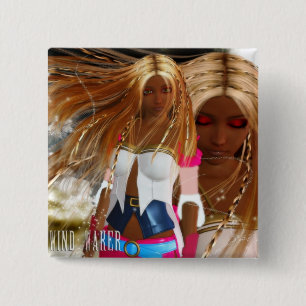 The Wind Waker: Alternate 2 Inch Square Button