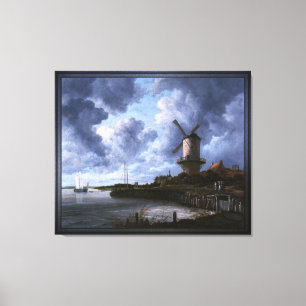 The Windmill at Wijk bij Duurstede Canvas Print