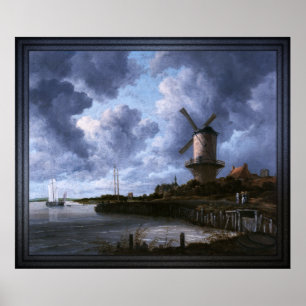 The Windmill at Wijk bij Duurstede Poster