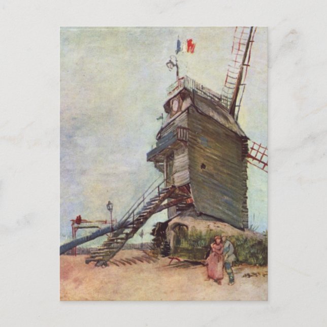 The Windmill - Vincent Van Gogh Postcard (Front)