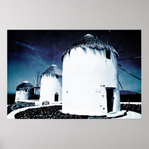 The windmills of Mykonos - Poster