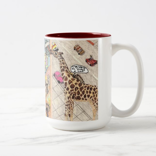 The Window Washers Two-Tone Coffee Mug (Right)