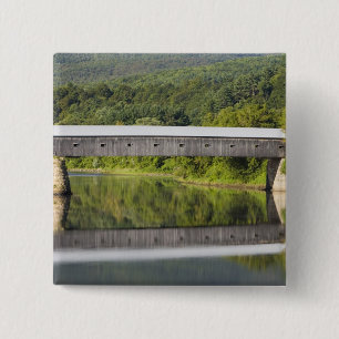 The Windsor-Cornish Covered Bridge spans the 2 Inch Square Button