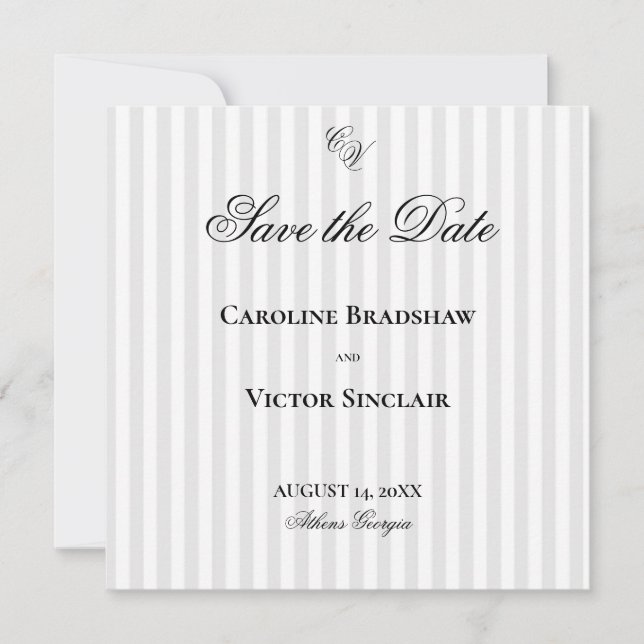 The Windsor Wedding Save the Date  (Front)