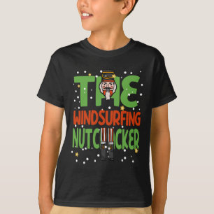 The Windsurfing Nutcracker Funny Christmas Pajama T-Shirt
