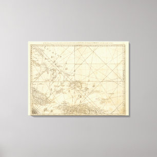 The Windward Passage with several passages Canvas Print