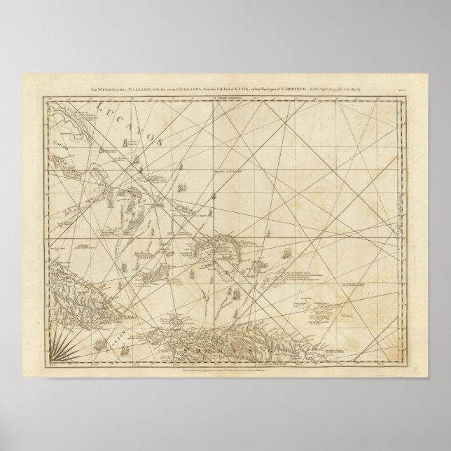 The Windward Passage with several passages Poster (Front)