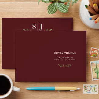The Wine Garden Envelope