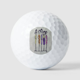 The Wine Girls Golf Balls