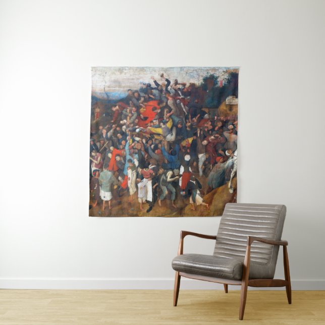 The Wine of Saint Martin's Day, Pieter Bruegel Tapestry (In Situ (Horizontal))