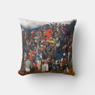 The Wine of Saint Martin's Day, Pieter Bruegel Throw Pillow