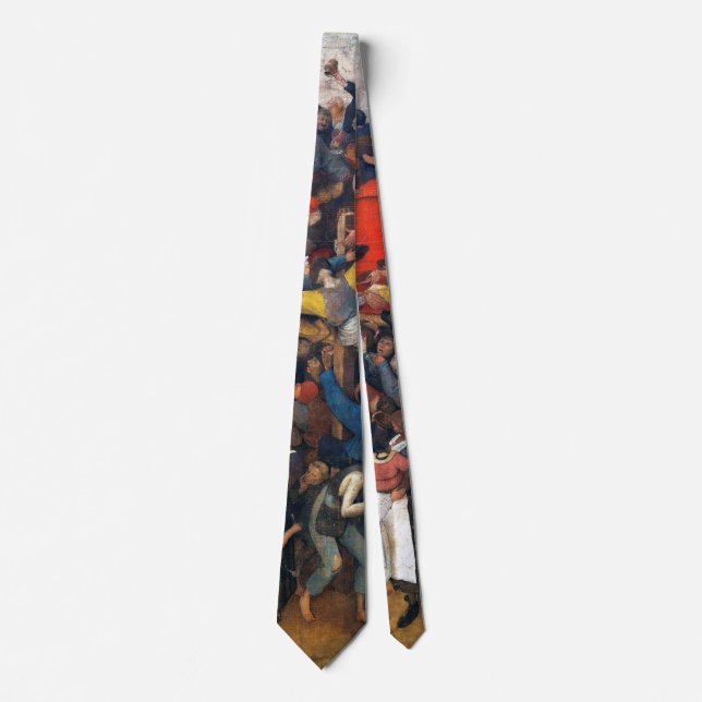 The Wine of Saint Martin's Day, Pieter Bruegel Tie (Front)