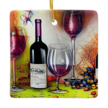 The Wine Tasting Colourful Personalized