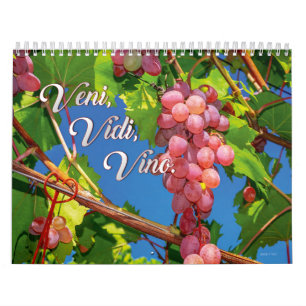 The Wine Wall Calender - Veni, Vidi, Vino. Calendar