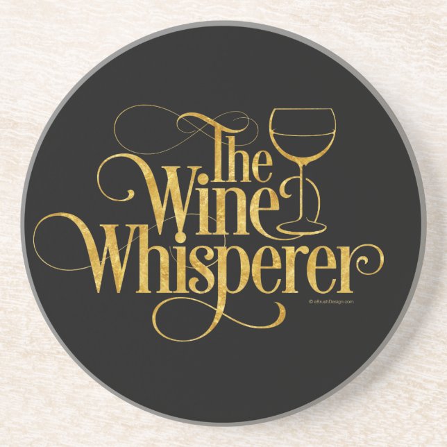 The Wine Whisperer Coaster (Front)