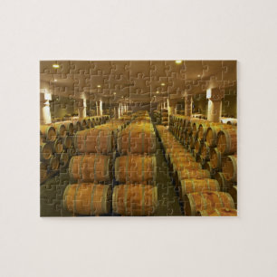 The winery, barrel aging cellar - Chateau Baron Jigsaw Puzzle
