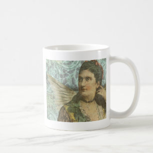 The Winged Lady Digital Collage Coffee Mug