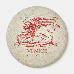 The Winged Lion of Saint Mark Magnet