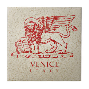 The Winged Lion of Saint Mark Tile