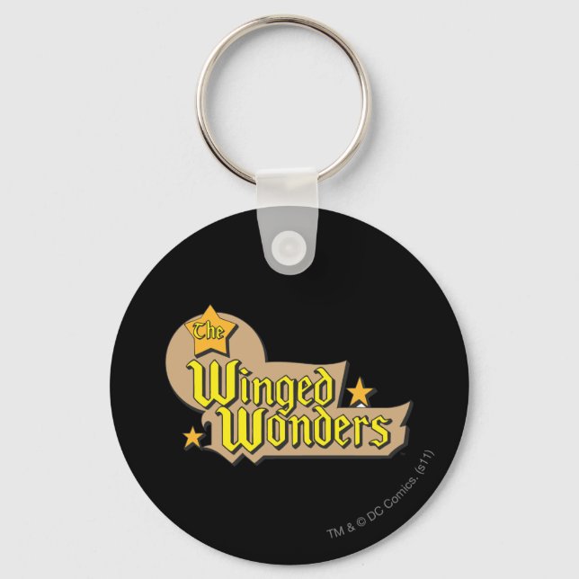 The Winged Wonders Logo Keychain (Front)