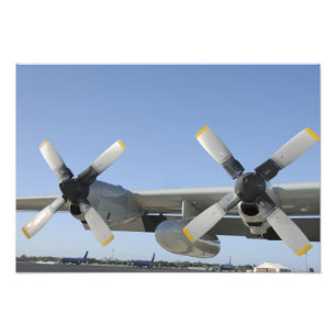 The wings of an LC-130 Hercules Photo Print