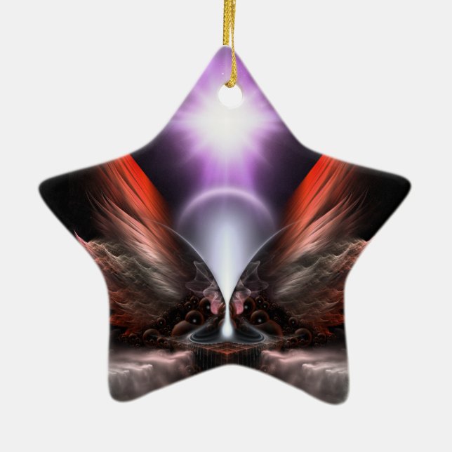The Wings Of Anthropolis HC Ceramic Ornament (Back)