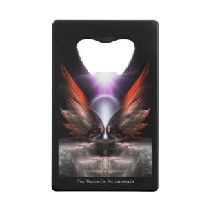 The Wings Of Anthropolis HC Credit Card Bottle Ope Wallet Bottle Opener