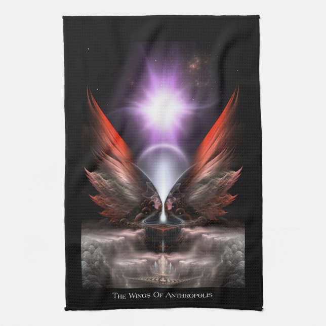 The Wings Of Anthropolis HC Kitchen Towel (Vertical)