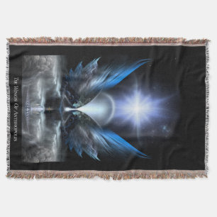 The Wings Of Anthropolis Throw Blanket