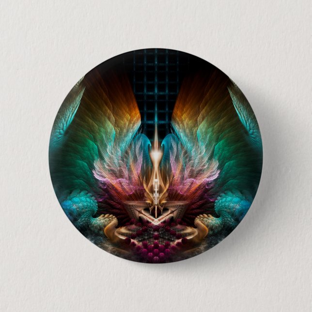 The Wings Of Artillian 2 Inch Round Button (Front)