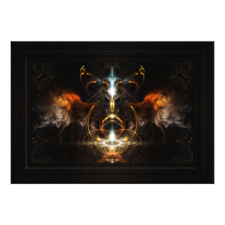 The Wings Of Fire Fractal Art by Xzendor7 Photo Print