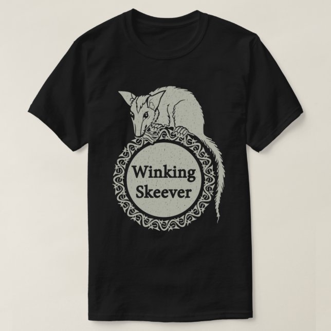 The Winking Skeever Premium T-Shirt (Design Front)