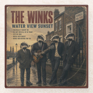 The Winks: a parody Glass Coaster