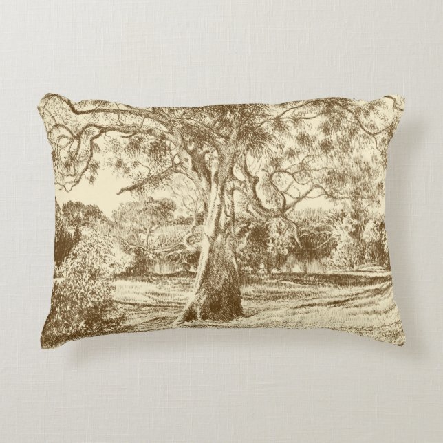 The Winnie the Pooh Tree - Accent Pillow (Front)
