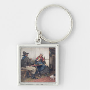 The Winning Piece (w/c on paper) Keychain